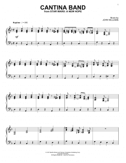 page one of Cantina Band (from Star Wars: A New Hope) (Piano Solo)