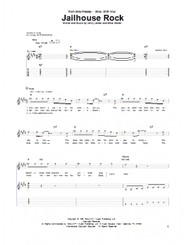 page one of Jailhouse Rock (Guitar Tab)