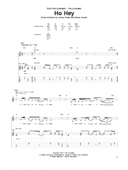 page one of Ho Hey (Guitar Tab)