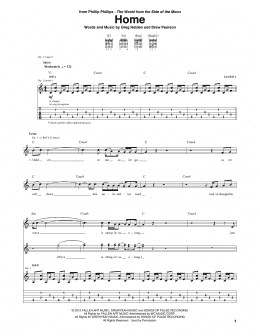 page one of Home (Guitar Tab)