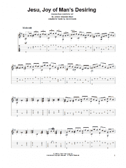 page one of Jesu, Joy Of Man's Desiring (Solo Guitar)