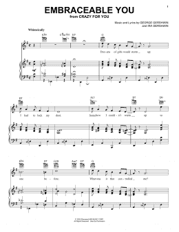 page one of Embraceable You (Piano, Vocal & Guitar Chords (Right-Hand Melody))