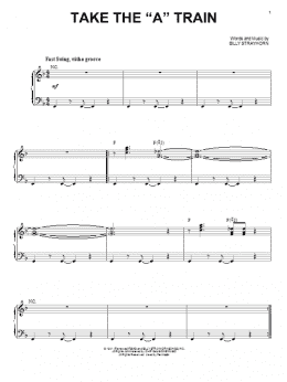 page one of Take The "A" Train (Piano & Vocal)