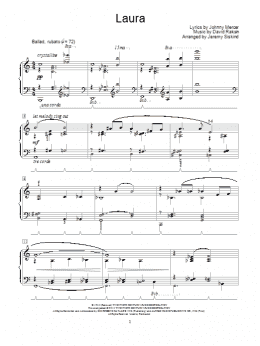 page one of Laura (Educational Piano)