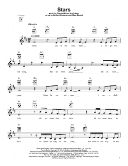 page one of Stars (Ukulele)