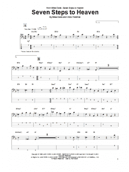 page one of Seven Steps To Heaven (Bass Guitar Tab)