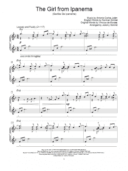 page one of The Girl From Ipanema (Educational Piano)