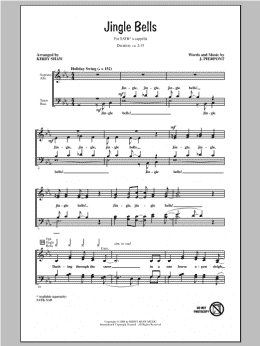 page one of Jingle Bells (SATB Choir)