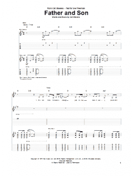 page one of Father And Son (Guitar Tab)