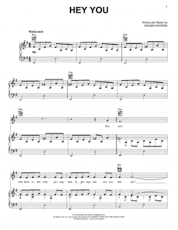 page one of Hey You (Piano, Vocal & Guitar Chords (Right-Hand Melody))