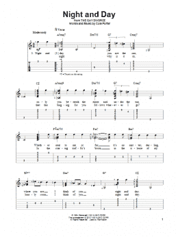 page one of Night And Day (Solo Guitar)