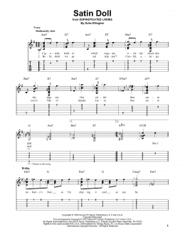 page one of Satin Doll (Solo Guitar)