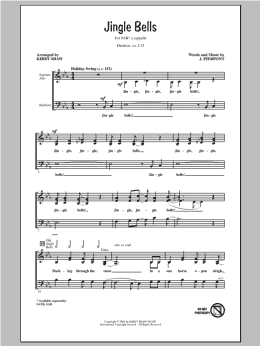 page one of Jingle Bells (SAB Choir)