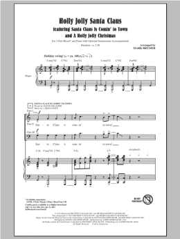 page one of A Holly Jolly Christmas (3-Part Mixed Choir)