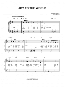 page one of Joy To The World (Easy Piano)