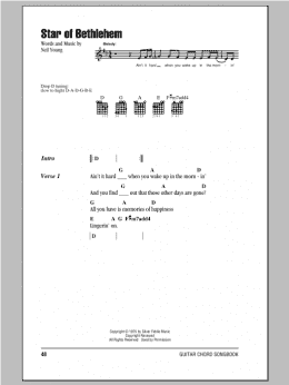 page one of Star Of Bethlehem (Guitar Chords/Lyrics)