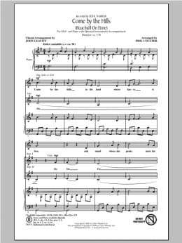 page one of Come By The Hills (Buachaill On Eirne) (SSA Choir)