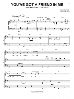 page one of You've Got A Friend In Me (from Toy Story) (Piano, Vocal & Guitar Chords (Right-Hand Melody))