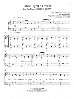 page one of Once Upon A Dream (Educational Piano)