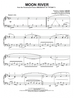 page one of Moon River (Piano Solo)