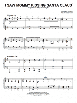 page one of I Saw Mommy Kissing Santa Claus (Piano Solo)