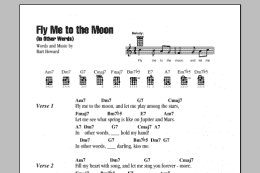 page one of Fly Me To The Moon (In Other Words) (Ukulele Chords/Lyrics)