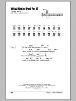 page one of What Kind Of Fool Am I? (Ukulele Chords/Lyrics)