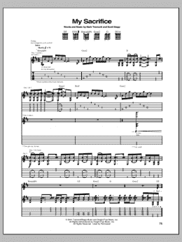 Sacrifice Sheet Music | Elton John | Guitar Chords/Lyrics