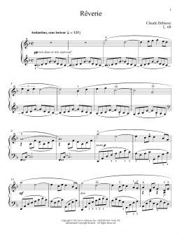 page one of Reverie (Piano Solo)