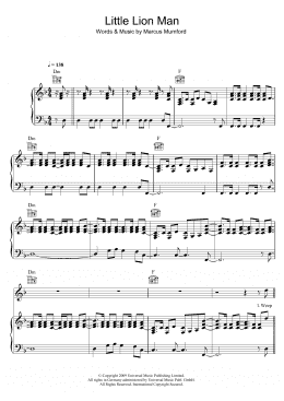 page one of Little Lion Man (Piano, Vocal & Guitar Chords)