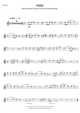 page one of Help! (Trumpet Solo)