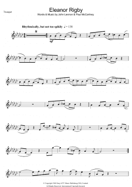 page one of Eleanor Rigby (Trumpet Solo)