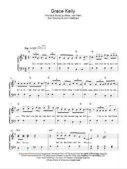 page one of Grace Kelly (Easy Piano)