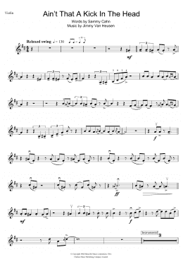 page one of Ain't That A Kick In The Head (Violin Solo)