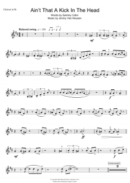 page one of Ain't That A Kick In The Head (Clarinet Solo)