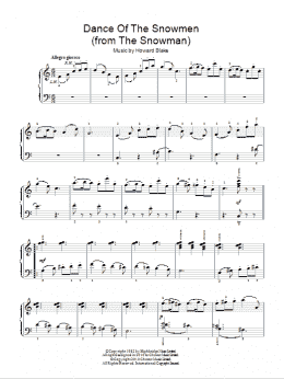 page one of Dance Of The Snowmen (Easy Piano)