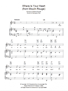 page one of Where Is Your Heart (Piano, Vocal & Guitar Chords)