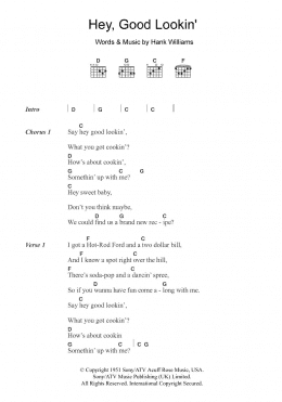 page one of Hey, Good Lookin' (Guitar Chords/Lyrics)