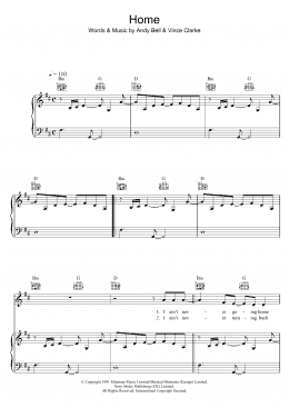 page one of Home (Piano, Vocal & Guitar Chords)