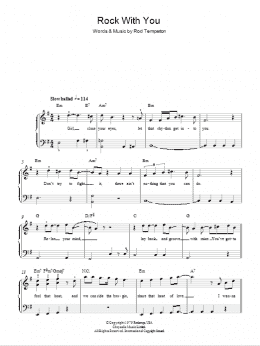 page one of Rock With You (Easy Piano)