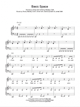 page one of Basic Space (Piano, Vocal & Guitar Chords)