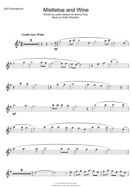 page one of Mistletoe And Wine (Alto Sax Solo)