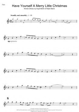 page one of Have Yourself A Merry Little Christmas (Flute Solo)