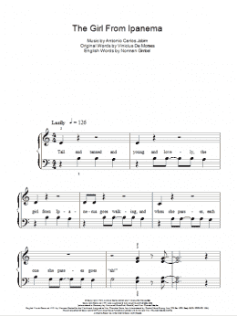 page one of The Girl From Ipanema (Garota De Ipanema) (Easy Piano)