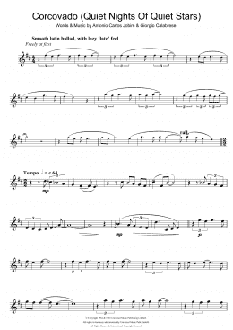 page one of Corcovado (Quiet Nights Of Quiet Stars) (Clarinet Solo)