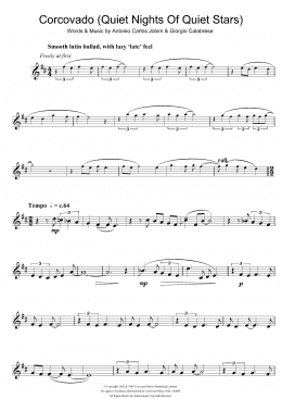 page one of Corcovado (Quiet Nights Of Quiet Stars) (Trumpet Solo)