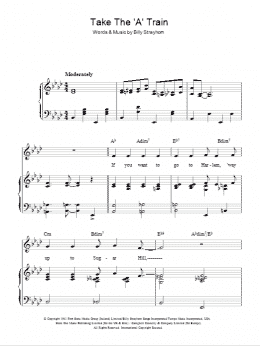 page one of Take The "A" Train (Piano, Vocal & Guitar Chords)