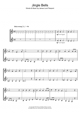 page one of Jingle Bells (Clarinet Duet)