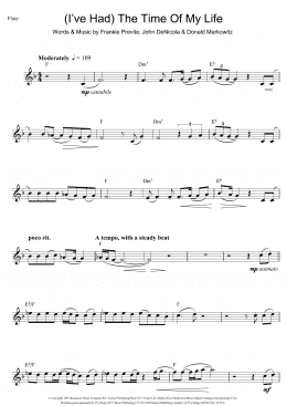 page one of (I've Had) The Time Of My Life (Flute Solo)