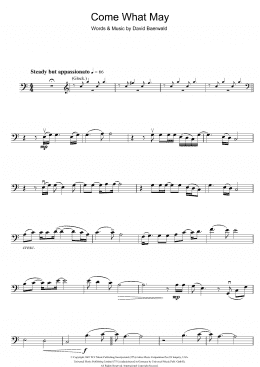 page one of Come What May (from Moulin Rouge) (Cello Solo)